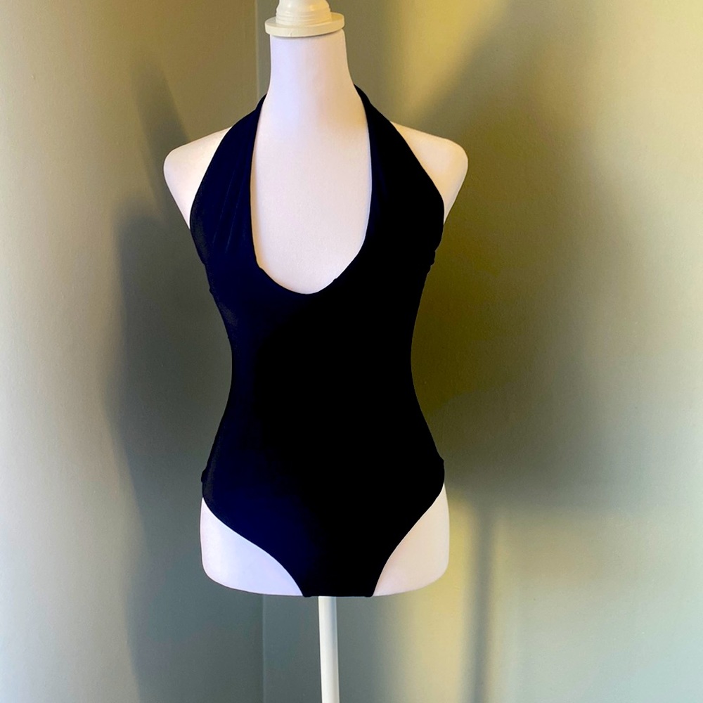 Fashion Nova | Deep Plunge Black Body Suit